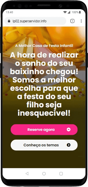 Modelo de landing page para vendas de serviços